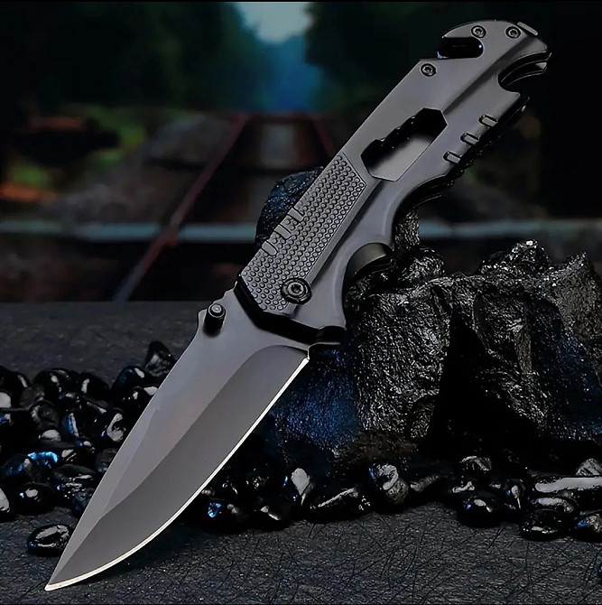 Нож универсальный складной перочинный ножик карманный браунинг Сірий Одесса - изображение 2