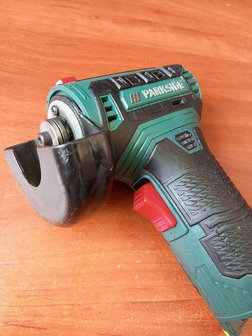 МИНИ УГЛОВАЯ ШЛИФМАШИНА (БОЛГАРКА) АККУМУЛЯТОРНАЯ PARKSIDE PWSA 12 B1 (ТУШКА) из Германии Б/У Полтава - изображение 1