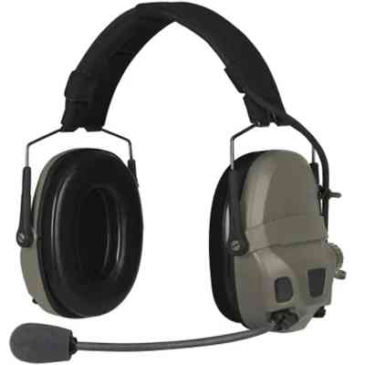 Наушники для стрельбы Ops-Core AMP Communication Headset-Connectorized. Верхній тримач. Ranger Green (N101153-01-0006) Винница