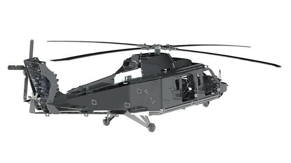 Колекційна модель-конструктор Metal Time Lifting Spirit Вертоліт механічний (MT027) Харків - фото 6