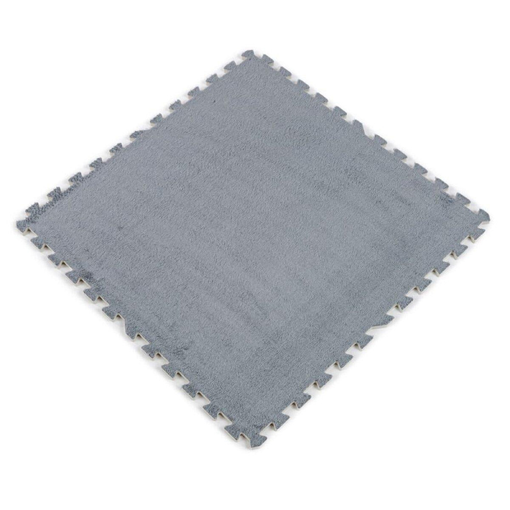 Пол-пазл плюшевый 60х60х1см Светло-серый (D) SW-00002081 Киев - изображение 1