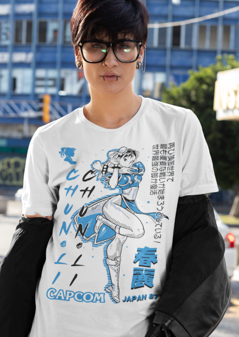 Футболка аниме Кхун Ли Стреет Фигхтер оверсайз (S/M/L) Черний AnimeJ0571 Днепр - изображение 2