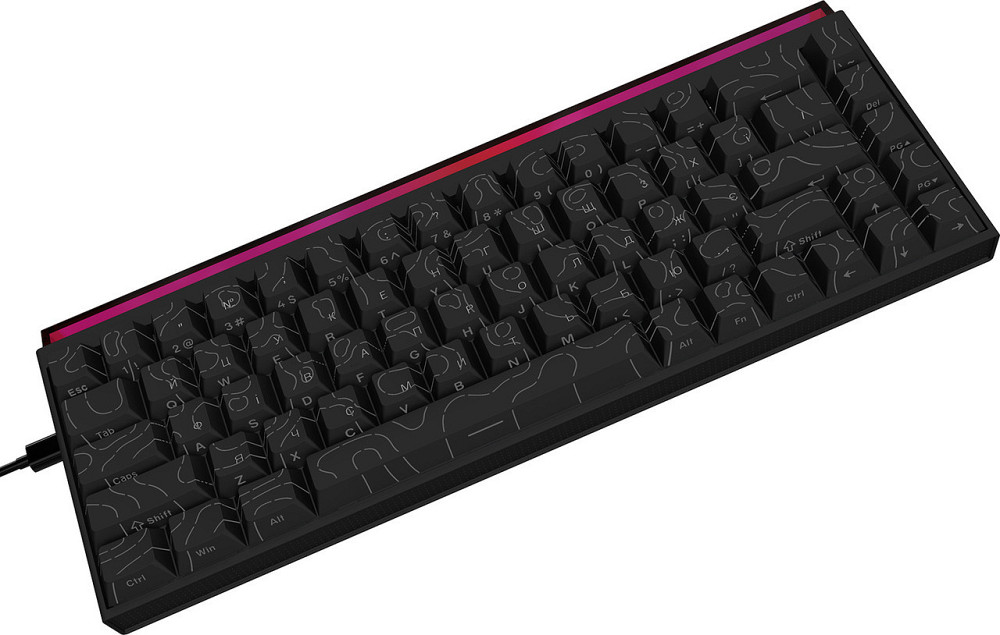 Клавіатура Ajazz NK68 Red Switch Black USB-C (NK68-R-S-B) ( 18955 ) Харьков - изображение 9
