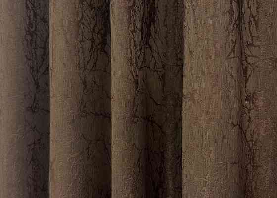 Комплект коротких штор VR-Textil Жакард Viva Marmo № 1780ш Коричневий 130х170 см 2 шт (35-0369) Київ