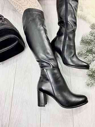 Stepter Чоботи жіночі STEPTER 6767 чорні (зима, шкіра натуральна) (2881) 40 Коломия