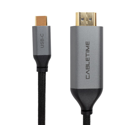 Перехідник USB-C to HDMI, 4K, Ultra HD, V2.0 1.8m PowerPlant (CA913350) Вінниця - фото 1