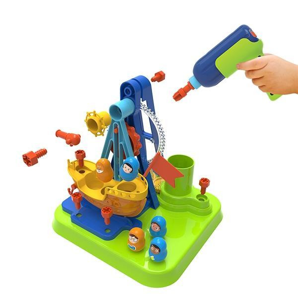 Набір для складання Edu-Toys Піратський корабель з інструментами 52 деталі (JS026) Харків - фото 10