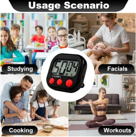 Таймер, секундомер для кухні, навчання, спорту, тренувань, йоги, медитації, фітнесу, бігу, ігор, салону краси Харків