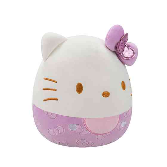 М'яка іграшка Squishmallows – Хелоу Кітті в пурпуровому (20 cm) Дніпро