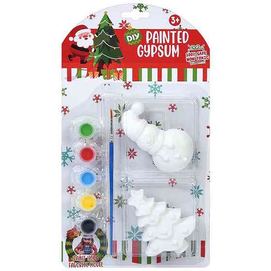 УЦІНКА! Дитячий набір для розпису гіпсових фігурок "Різдвяний декор" Bambi 1208-1-UC Вінниця