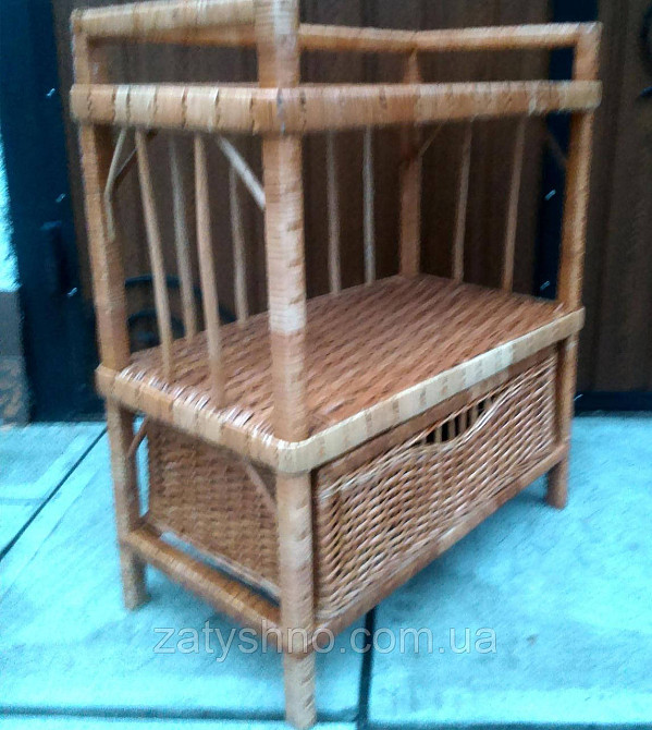 Этажерка плетеная из лозы Киев - изображение 6