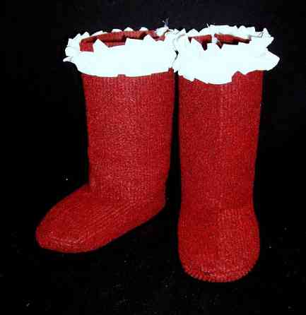 Чоботи дитячі (розмір 30) карнавальні БОРДОВІ з шовковою стрічкою Київ