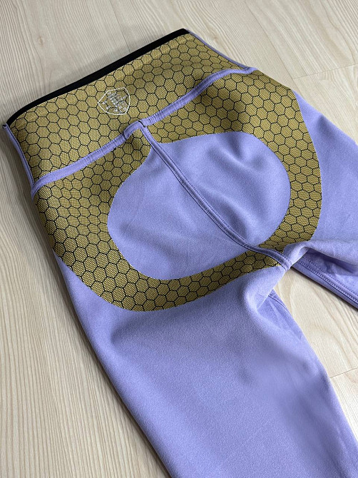 Лосини жіночі Clover 9973 утеплені з пуш-ап і широким поясом чорні, чорний, L Київ - фото 18