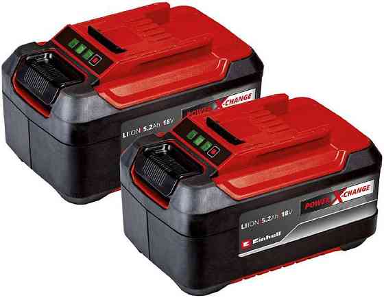 Акумулятор Einhell Power-X-Change Twinpack 2x 18V 5,2 Ah (4511526) Київ