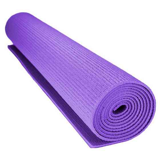 Килимок для йоги та фітнесу Power System PS-4014 PVC Fitness-Yoga Mat Purple (173x61x0.6) Каменское