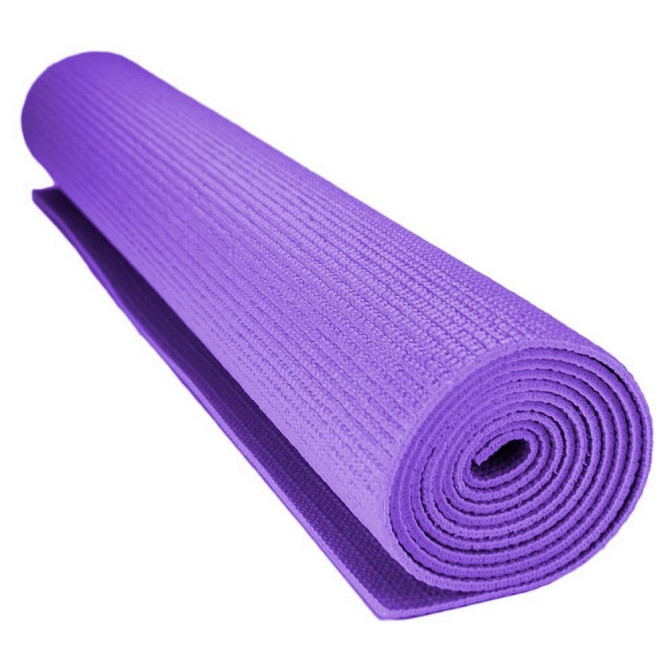 Килимок для йоги та фітнесу Power System PS-4014 PVC Fitness-Yoga Mat Purple (173x61x0.6) Кам'янське - фото 5