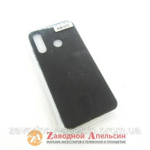 Huawei P30 lite (MAR-LX1M) силіконовий чохол Grand black Одеса - фото 2