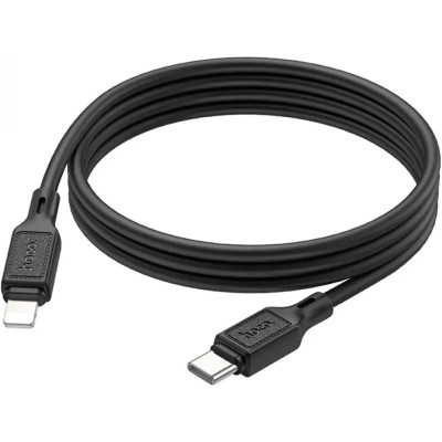 Дата кабель USB-C to Lightning 1.0m Cool silicone PD 20W X90 black HOCO (6931474788382) Винница - изображение 4