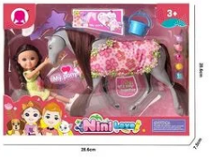 Ляльковий набір 55808 (60/2) лялечка, конячка, аксесуари, в коробці, шт Киев