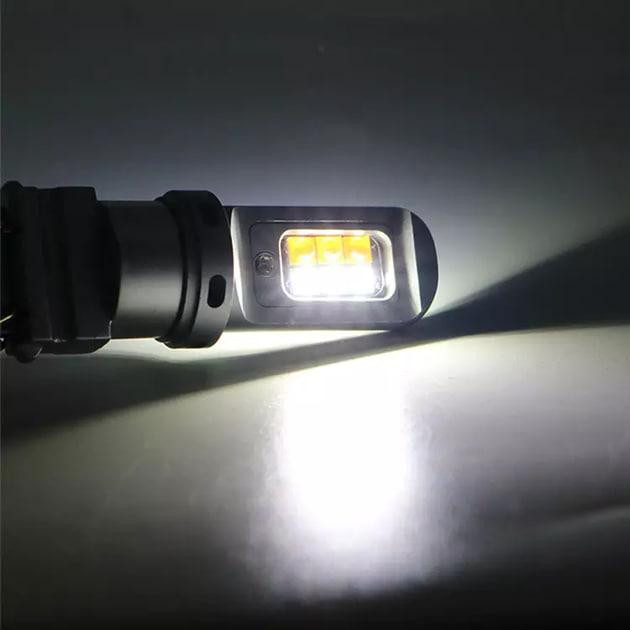 Світлодіодна лампа TBS 3157 P27/7W 12 діодів CREE W2,5x16q DRL + поворот 12V Харків - фото 5