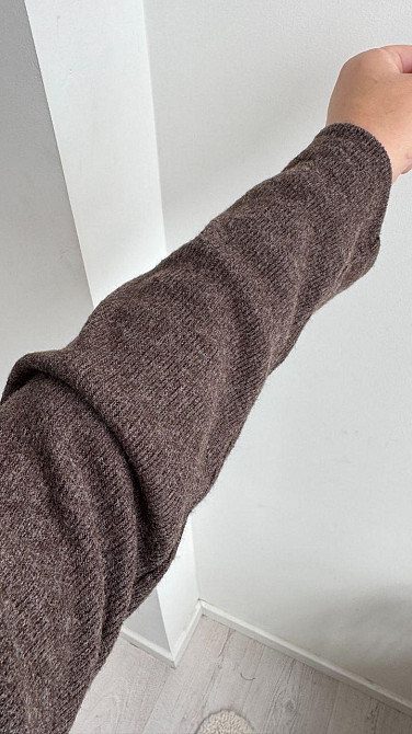 Женский базовый вязаный костюм двойка из ангоры Шоколадный, 46/48 Одесса - изображение 9