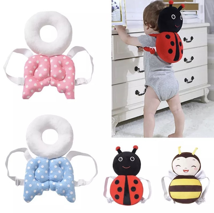 Подушка для защиты головы младенца в стиле Lady Bug, подушка противоударная мультяшная Киев - изображение 2