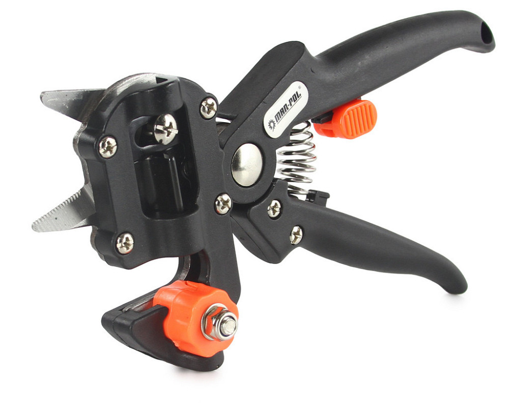 Садовый секатор ручной прививочный с запасными лезвиями и чехлом Mar-Pol (M83003) Нововолынск - изображение 2