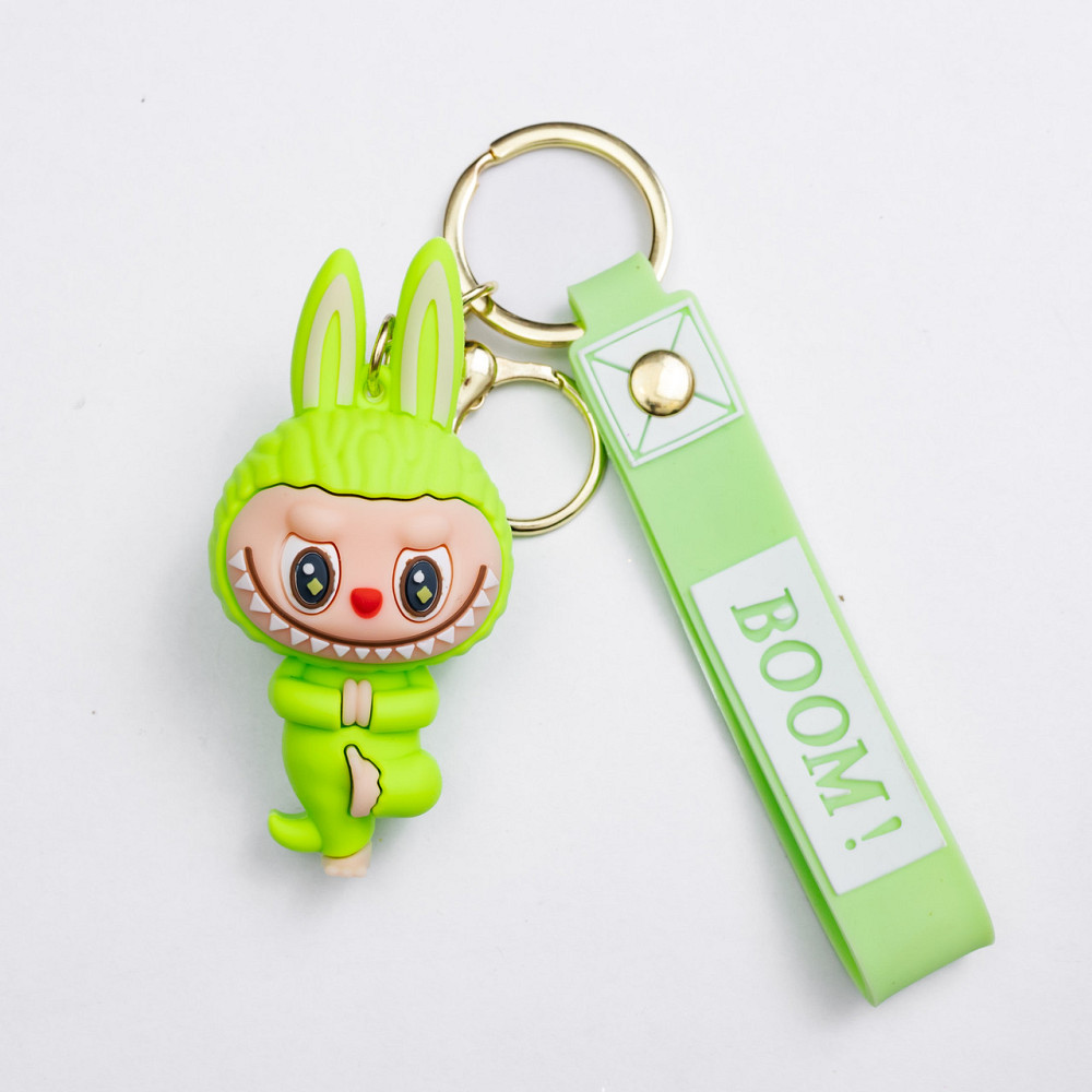 Дитячий брелок Beige Yoga 4×8 (см) для ключів, на сумку і рюкзак Салатовий HP-55-16GR Коломыя - изображение 1