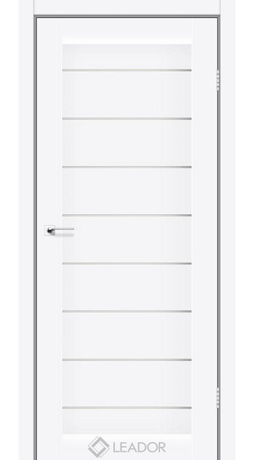 Двери NEAPOL Полотно, эко-шпон Белый мат Киев - изображение 1