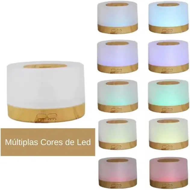 Увлажнитель воздуха очиститель 3в1 / Ультразвуковой бесшумный аромадифузор 700 мл / Портативный светодиодный ночник Коломыя - изображение 2