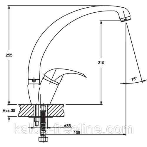 Змішувач для мийки Haiba HAIBA PREMIERE 011 Харків