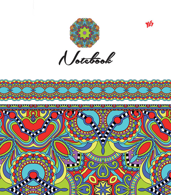 Блокнот "YES" 151130 200*200 64арк інтегральний мат+глітер "Pattern", шт Київ - фото 1