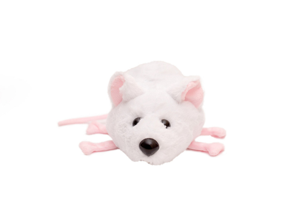 Мягкая игрушка Алина Мышка белая 22 см Киев - изображение 3