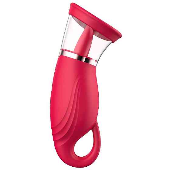 Вакуумний стимулятор з язичком - Licking Tongue Suction Vibrator Erospace Sweet Play A18 Sex Aura Київ