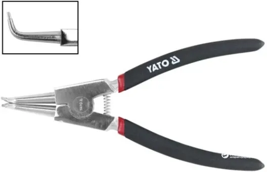 Знімач стопорних кілець Yato стискач 150 мм (YT-2143) зігнуті Коломыя - изображение 1
