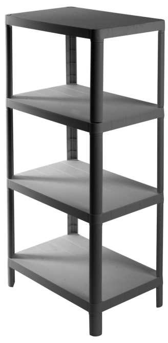 Етажерка 4-х ярусна Violet House 6030 Olympic GREY 27х42х95 см (7040712) Київ - фото 1