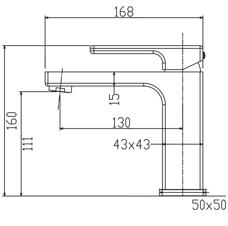 Змішувач для умивальника KOER KB-10009-07 (Колір графіт) (KR5976)   ( 29905 ) Харків - фото 2