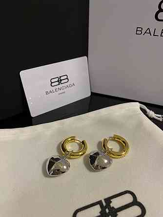 Balenciaga сережки посріблення / позолота 18 К Одеса
