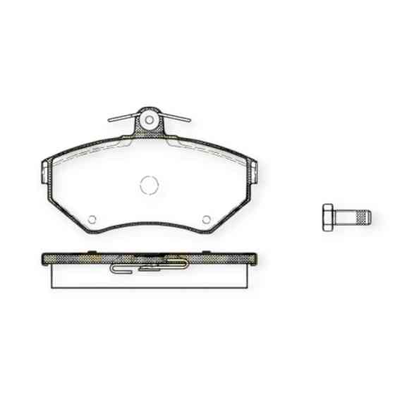 Колодки передние Audi A4 B5, Фольцваген Passat B5 94- тормозные Мукачево