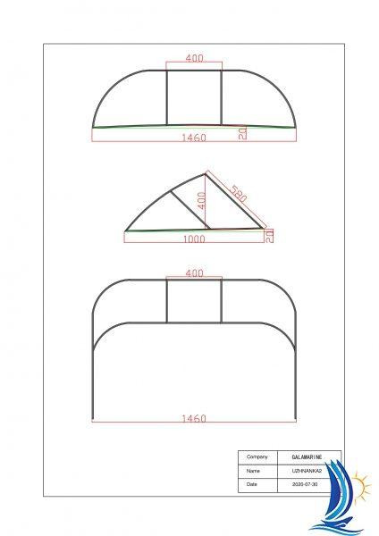 Ветровое Стекло На Лодку Южанка 2 Акриловое Киев - изображение 2