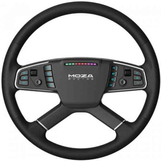 Кермо MOZA Racing TSW Truck 40cм.,14 кн. RGB, чорне Киев