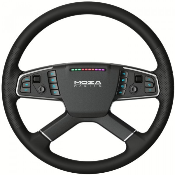 Кермо MOZA Racing TSW Truck 40cм.,14 кн. RGB, чорне Киев - изображение 1