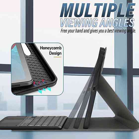 Чехол-клавиатура с подсветкой и тачпадом для планшета Lenovo Tab P12 12,7 дюймов 2023 Днепр