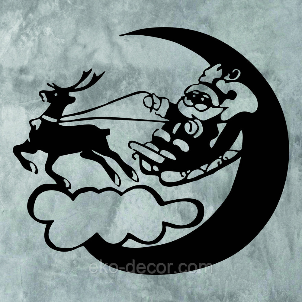 Декоративное настенное Панно «Новый год», Декор на стену 110*98 см, Чёрный Киев - изображение 6