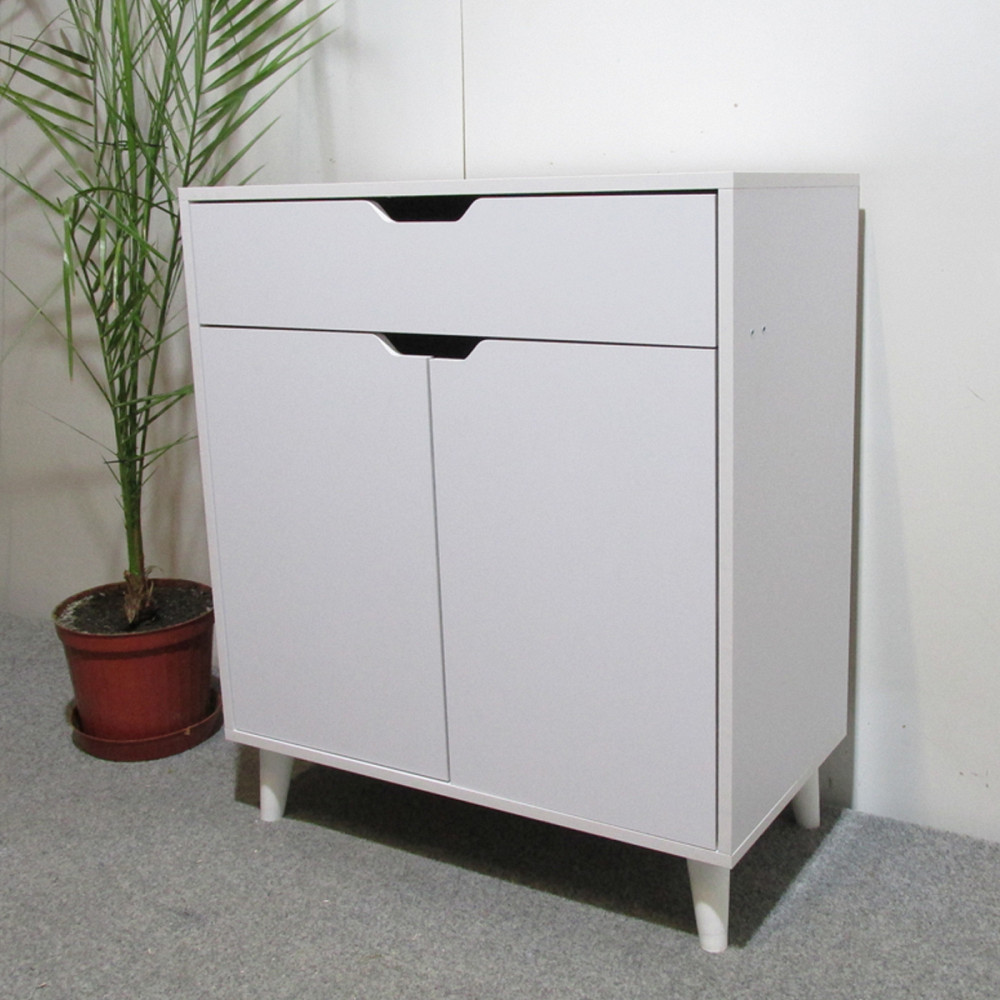 Комод в гостиную с белыми ножками М-ЗОН Борн 750 Дуб Артизан/Антрацит (MZN-031041) Львов - изображение 6