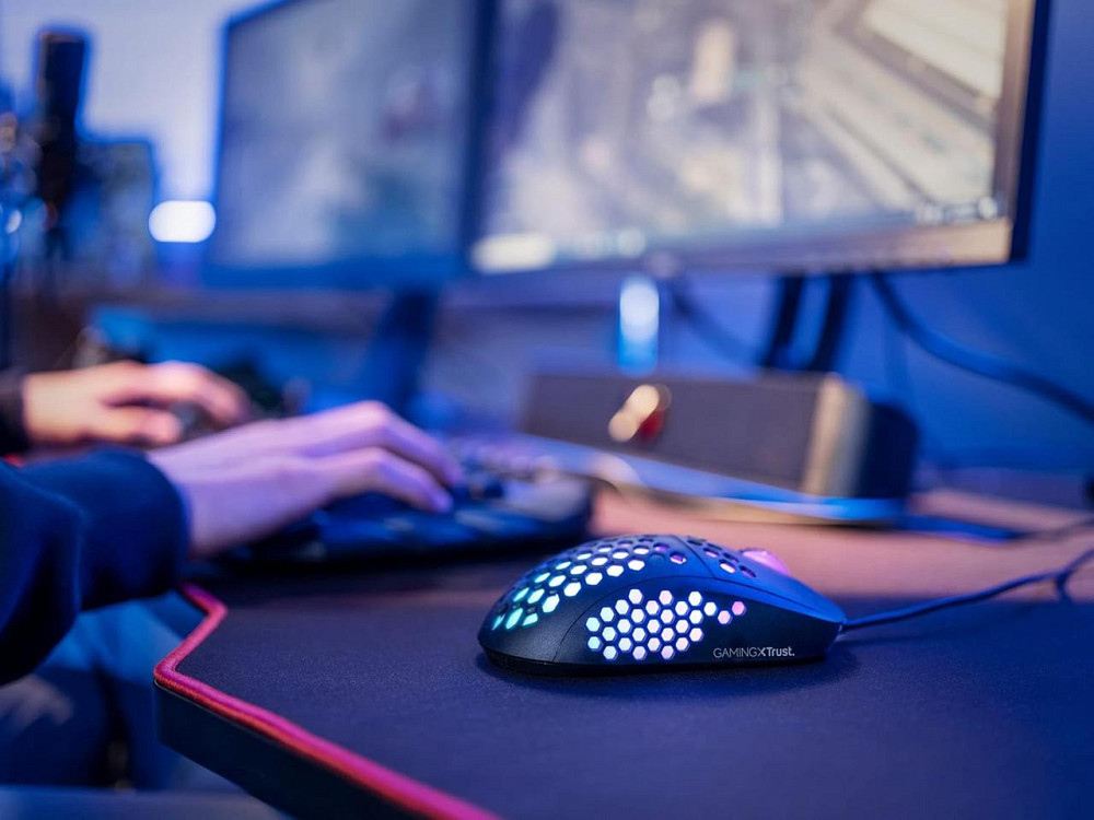 Ігрова мишка Trust GXT 960 Graphine провідна, 10000 DPI, 6 кнопок, RGB, програмована, легка, чорна, USB, геймерська Київ - фото 10