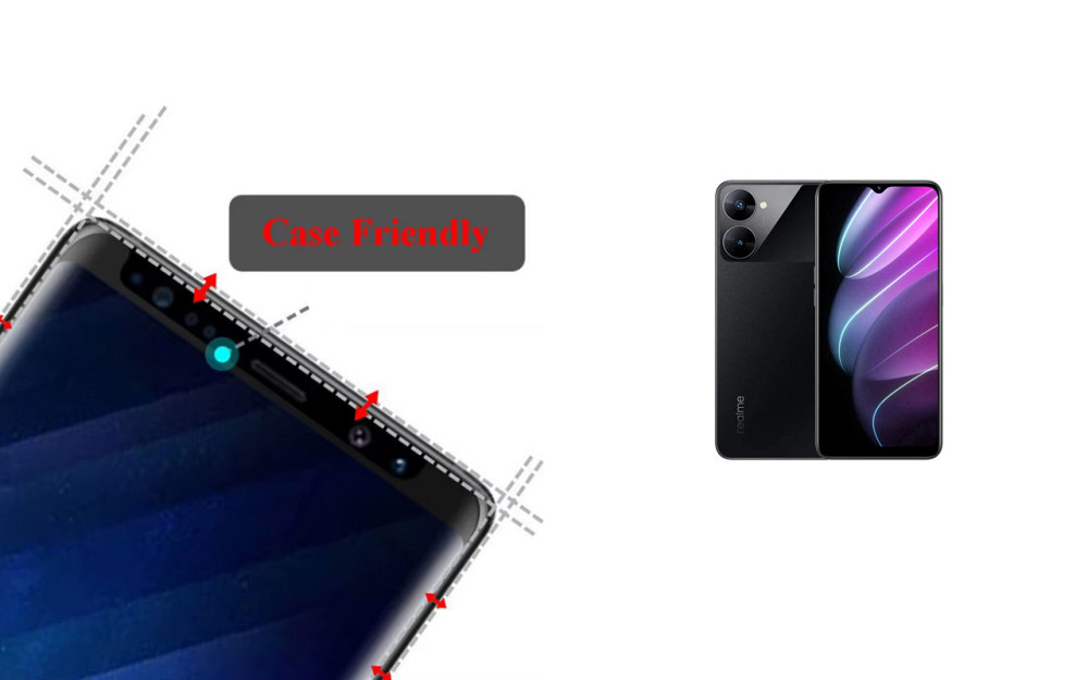 Захисне скло HyperGlass Pro для realme V30, realme V30t 5G – максимальна чутливість та захист Київ - фото 4