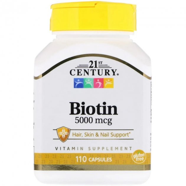 Биотин Biotin 5000 mcg 110 Tabl Луцк - изображение 1