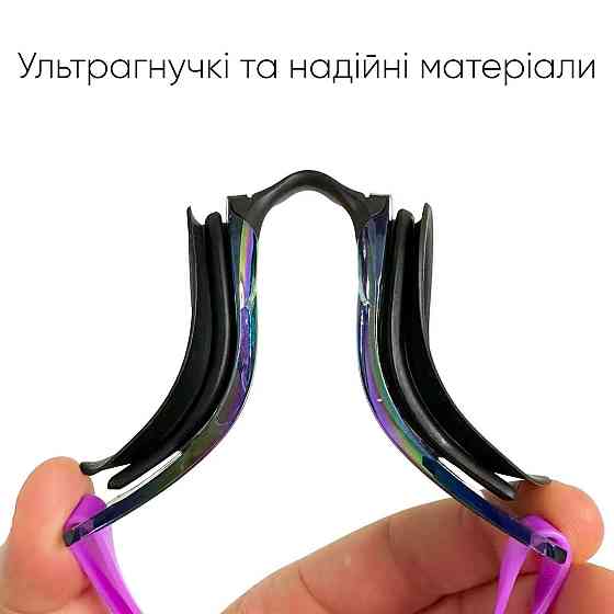 Окуляри для плавання Renvo Alat Pro Уні Anti-fog Фіолетовий OSFM (2SG610-0905) Київ