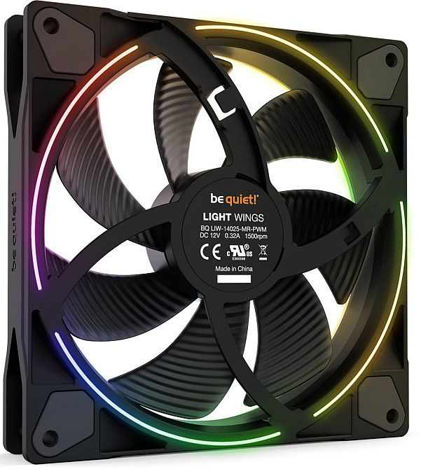 Вентилятор be quiet! Light Wings 140mm PWM Black (BL074) ( 26767 ) Харьков - изображение 2